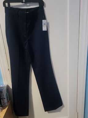 Michael Kors Womens Dark Navy Dress Pants - Straight Leg